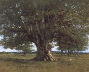Gustave Courbet The Oak of Flagey oil painting reproduction